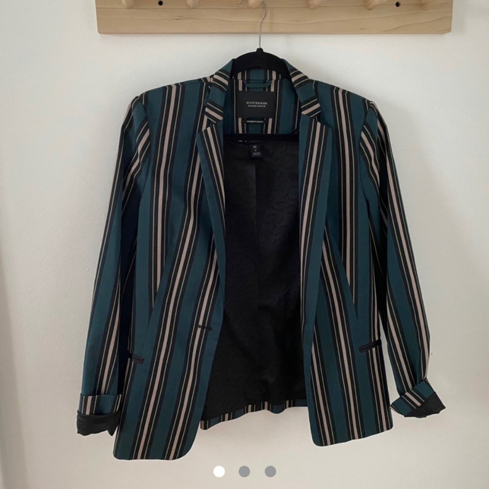 Anthropologie Striped Blazer
